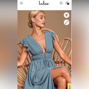 Light blue formal dress